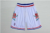 1992 All Star White Hardwood Classics Shorts,baseball caps,new era cap wholesale,wholesale hats